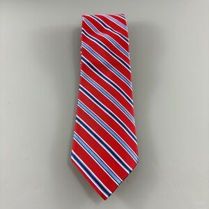 Chaps Red / Blue Striped Men's Extra Long Tie 3 1/2" x 62"